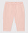 Pantalón de terciopelo fino para bebé rosa SALINE