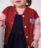 Peluche de beb&eacute; de algod&oacute;n bicolor rosa/rosa