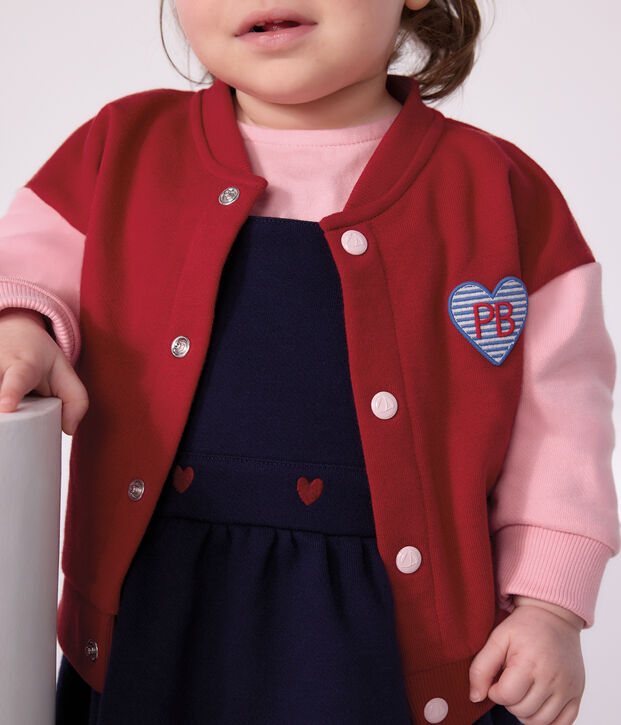 Peluche de beb&eacute; de algod&oacute;n bicolor rosa/rosa