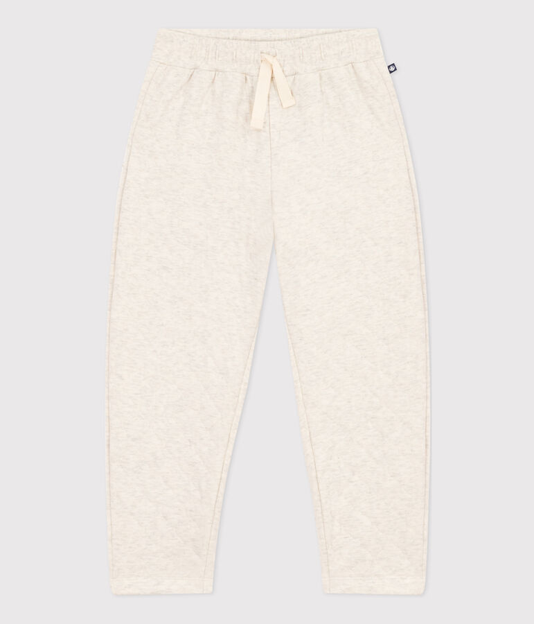 Pantal&oacute;n de t&uacute;bico acolchado de ni&ntilde;o beige