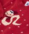 Jersey de punto tricotado de lana y algodón para bebé rojo CORRIDA