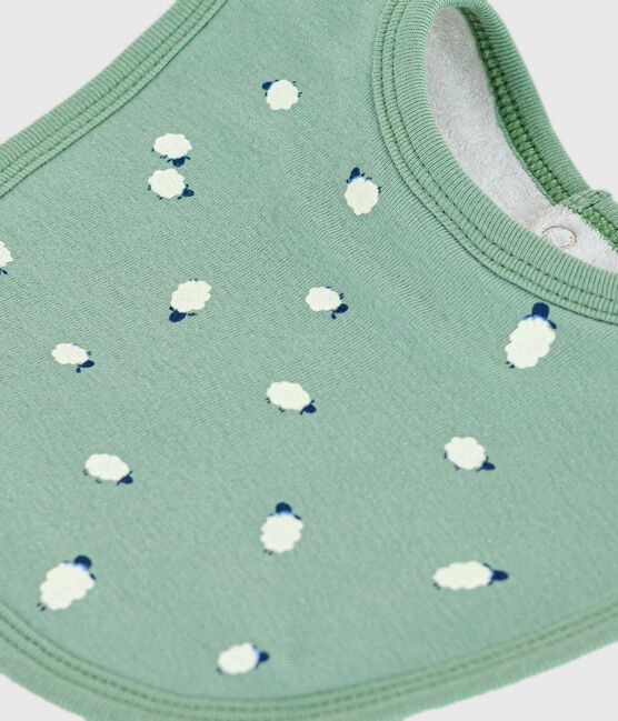 Babero de algodón estampado para recién nacido SAULE/ MULTICO
