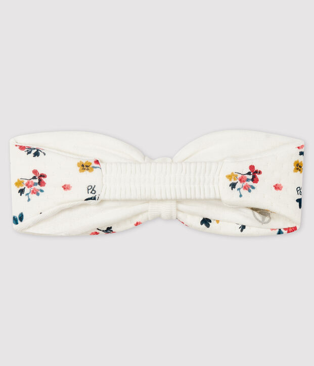 Diadema florida para beb&eacute; ni&ntilde;a blanco/multicolor