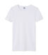 Camiseta manga corta lisa para mujer