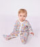 Pijama de t&uacute;bico con estampado de flores para beb&eacute; blanco/multicolor