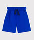 Bermudas cortas infantiles de algodón liso