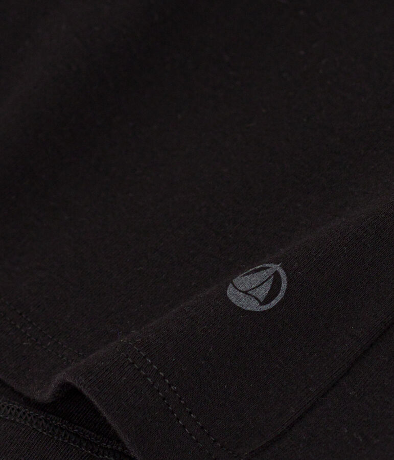 Camiseta sin mangas Iconique de algod&oacute;n para mujer negro BLACK