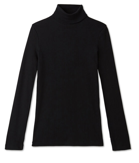 Sous pull femme uni negro NOIR