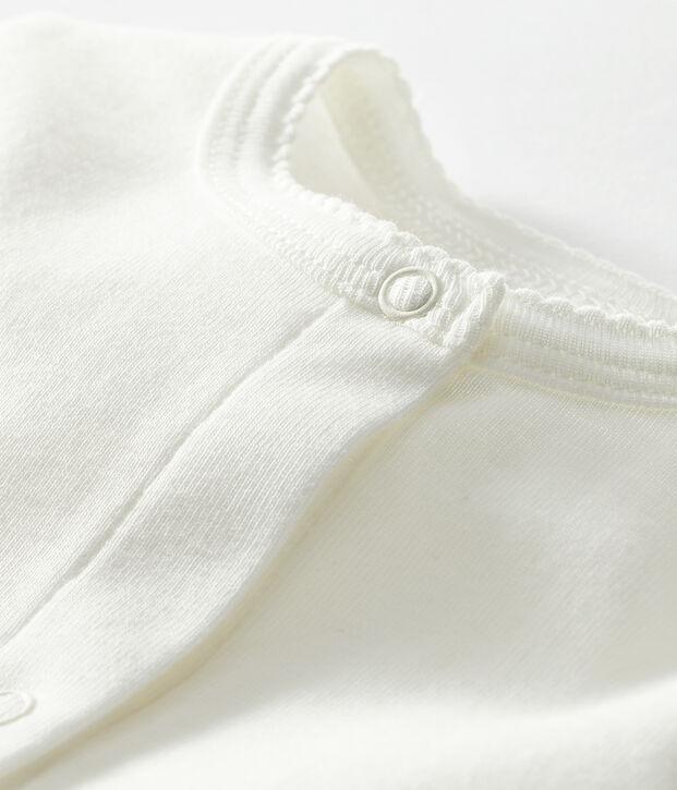 C&aacute;rdigan ligero para beb&eacute; ni&ntilde;a blanco