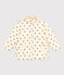 Chaqueta acolchada con capucha retráctil de niña blanco AVALANCHE/ MULTICO