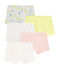 Juego de 5 culottes para niña variante 1