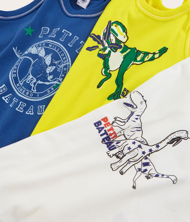 Tr&iacute;o de camisetas de tirantes para ni&ntilde;o multicolor