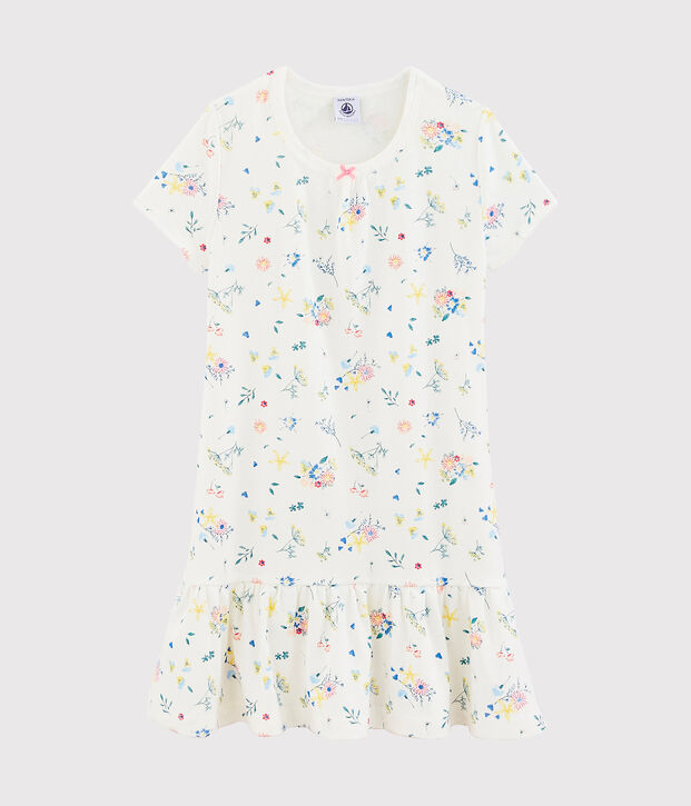 Camis&oacute;n para ni&ntilde;a peque&ntilde;a con diadema blanco/multicolor
