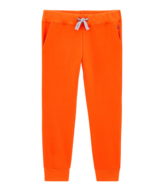 Pantalón infantil para niño naranja CAROTTE