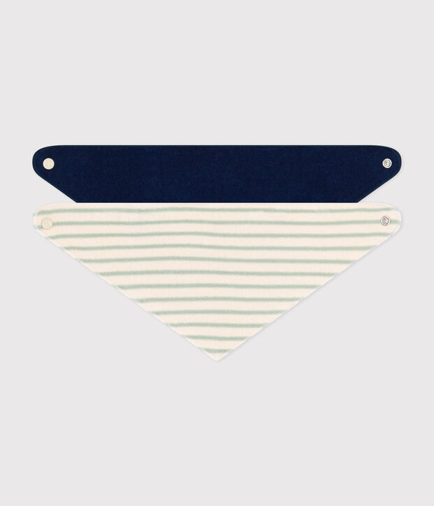 2 bandanas de rizo para beb&eacute; multicolor
