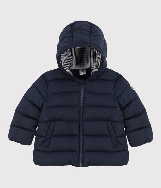 Chaqueta acolchada reciclada para bebé azul SMOKING