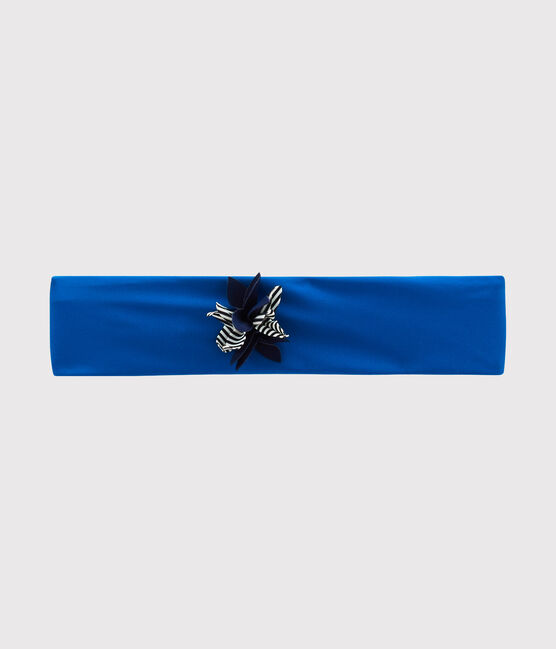 Turbante de baño infantil para niña azul RIYADH