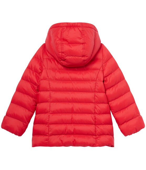 Plumón con capucha de niña rojo FROUFROU