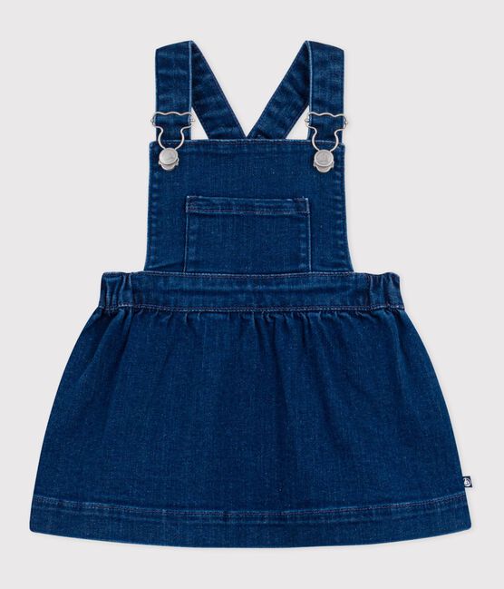 Pichi de tejido denim para bebé azul DENIM MOYEN