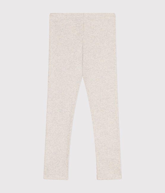 Leggings para niña beige MONTELIMAR CHINE