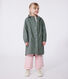 Chubasquero infantil largo y bicolor