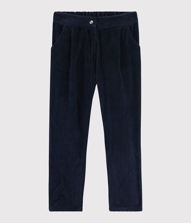 Pantal&oacute;n de terciopelo para ni&ntilde;a SMOKING