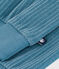 Sudadera de terciopelo para bebé azul POLOCHON