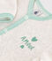 Pijama de terciopelo liso para bebé beige MONTELIMAR CHINE