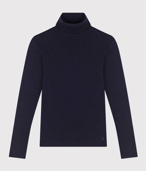 Camiseta Iconique de algod&oacute;n con cuello alto para mujer SMOKING