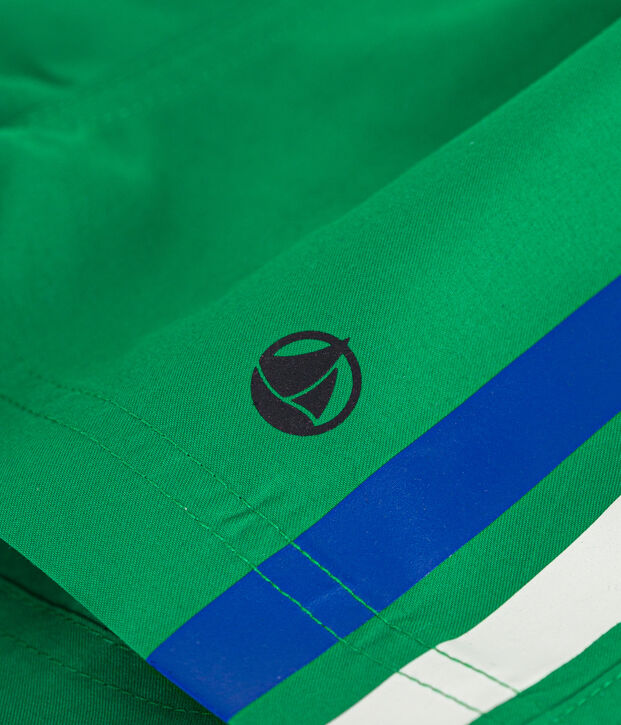 Pantal&oacute;n corto de ba&ntilde;o para beb&eacute; verde