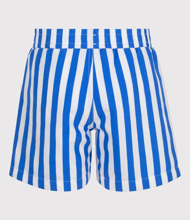 Ba&ntilde;ador infantil a rayas azul/blanco