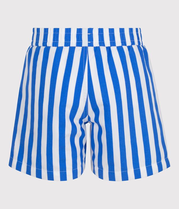 Ba&ntilde;ador infantil a rayas azul/blanco