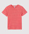 Camiseta L'ICONIQUE de lino de mujer rojo PEPS/rosa ECUME