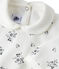 Pijama estampado para bebé niña blanco LAIT/blanco MULTICO
