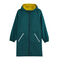 Cortavientos largo reversible para mujer amarillo BAMBOO/verde PINEDE