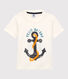 Camiseta de manga corta de punto de niño