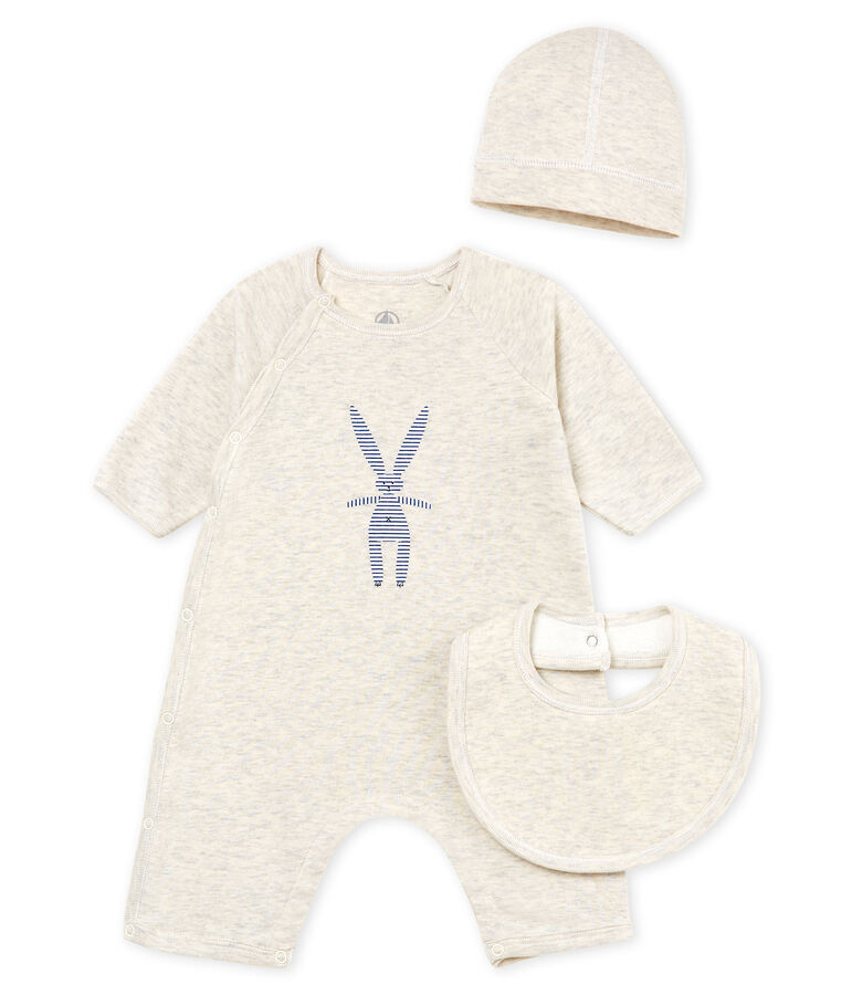 Estuche regalo 3 piezas para beb&eacute; unisex multicolor