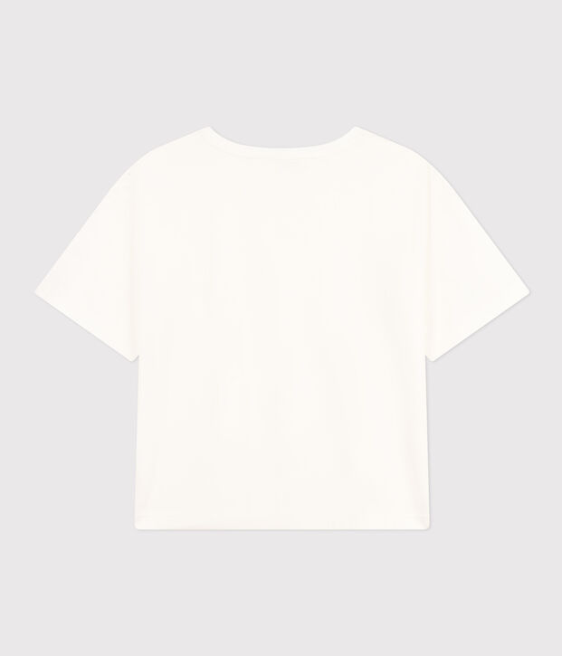 Camiseta la Boxy de algod&oacute;n de mujer blanco