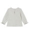 Blusa para bebé niña con volantes gris BELUGA CHINE