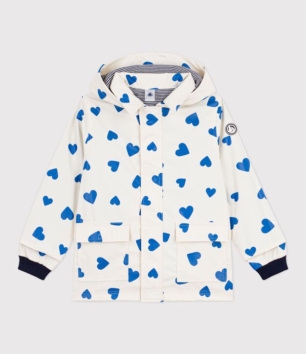 Chubasquero ic&oacute;nico infantil azul/azul
