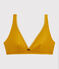 Sujetador triangula de mujer amarillo BOUDOR
