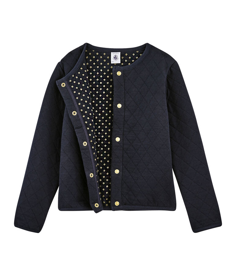 C&aacute;rdigan de ni&ntilde;a azul