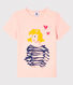 Camiseta de manga corta para niña
