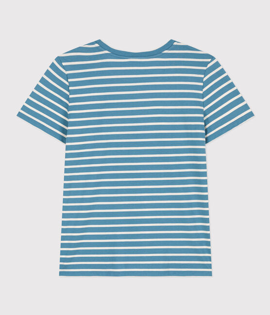 Camiseta LA RECTA de algodón con cuello redondo para mujer POLOCHON/ AVALANCHE
