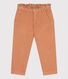 Pantalón recto de terciopelo para niña