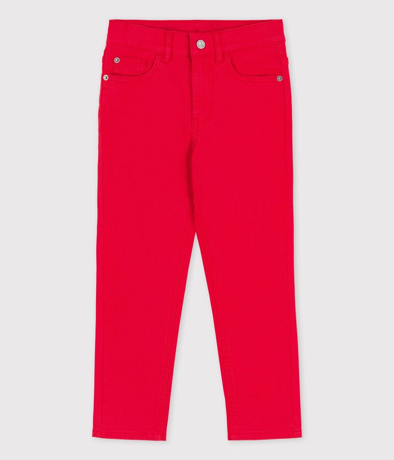 Pantal&oacute;n vaquero de ni&ntilde;a / ni&ntilde;o rojo PEPS