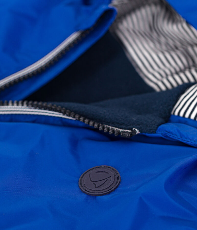 Cortavientos abrigado para ni&ntilde;o azul