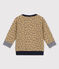 Chaqueta de béisbol de muletón de bebé. beige JERRYCAN/ MULTICO