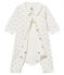 Bodyjama sin pies de punto 1x1 estampado para bebé niño blanco MARSHMALLOW/blanco MULTICO