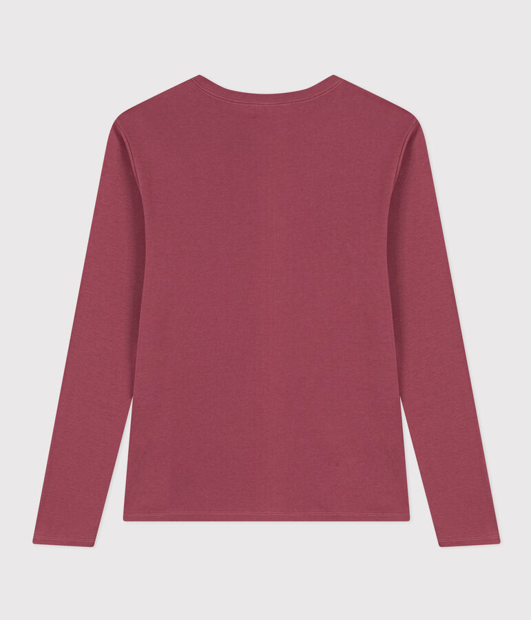 Camiseta L'ICONIQUE de algod&oacute;n con cuello redondo para mujer marron